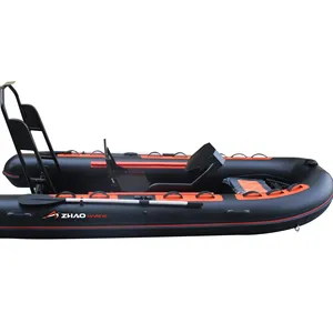 CE RHIB Rib lipat kecepatan tinggi, Rib 360 390 v dalam aluminium kaku memancing dayung perahu Rib untuk dijual