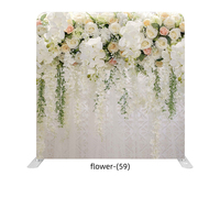 Backdrop Foto Portabel Aluminium 8x8 Dua Sisi, Dapat Dilipat, untuk Studio Foto, Pesta, dan Acara Lainnya - Laris!