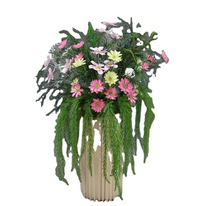 Nouvelles fleurs artificielles de style forestier, couleur personnalisée, haute qualité, pour décoration de mariage, vitrine, scène, cérémonie, anniversaire, événement - Product Image 1