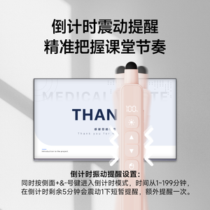 Présentateur sans fil de 15m de portée, présentateur de télécommande <span class=keywords><strong>PowerPoint</strong></span> 2.4 GHz, <span class=keywords><strong>présentation</strong></span> pour PPT/Google Slides/Windows/Mac OS - Product Image 3