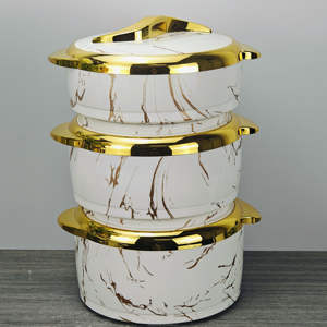 באיכות גבוהה מבודדת מזון מיכל בישול תבשיל set1l + 2l + 3.5l + 3.5l. סיר תרמי נירוסטה סיר חם - Product Image 1