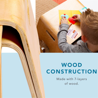 Bureau portable en bois naturel de haute qualité, design moderne, table d'activités pour l'étude et le jeu, pour la maison, pour bébés et enfants