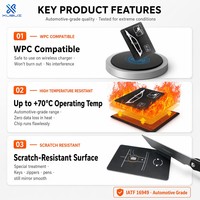 Carte-clé numérique NFC personnalisée compatible WPC 13,56 MHz pour véhicule électrique (VE) – Carte d'accès sans clé intelligente pour véhicules à énergie nouvelle