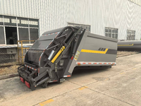 Camion poubelle à compression diesel personnalisable, bac à ordures de 5 à 50 m³, compacteur, transmission automatique 4x2