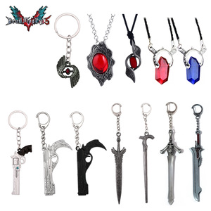 Llavero <span class=keywords><strong>de</strong></span> Devil May Cry 5, Collar con Piedra del Alma del Arma Blue Rose <span class=keywords><strong>de</strong></span> <span class=keywords><strong>Dante</strong></span> y Nero, Regalo - Product Image 1