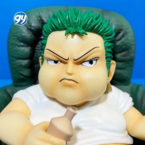 Une Pièce GK Lightning Modèle Fat Série Zoro <span class=keywords><strong>Luffy</strong></span> Sanji Assis Pose Figure Anime Chibi Statue Collection Modèle Décor - Product Image 5