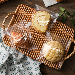 Sacs OPP transparents autocollants de haute qualité, écologiques, auto-scellants, en cellophane, avec logo personnalisé pour l'emballage de snacks, jouets et <span class=keywords><strong>pain</strong></span> - Product Image 3