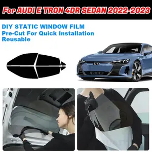 ZHUAIYA film warna jendela mobil, dapat dilepas untuk AUDI E TRON 4DR SEDAN 2022-2023