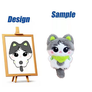 Buatan tangan 10cm boneka katun PP mewah Super lembut mainan Anime Mini buatan tangan & karakter Kpop hadiah ulang tahun bordir - Product Image 4