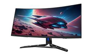 Moniteur de jeu <span class=keywords><strong>Lenovo</strong></span> Legion R27qc-30 <span class=keywords><strong>27</strong></span> <span class=keywords><strong>pouces</strong></span> VA incurvé QHD 180 Hz - Product Image 3