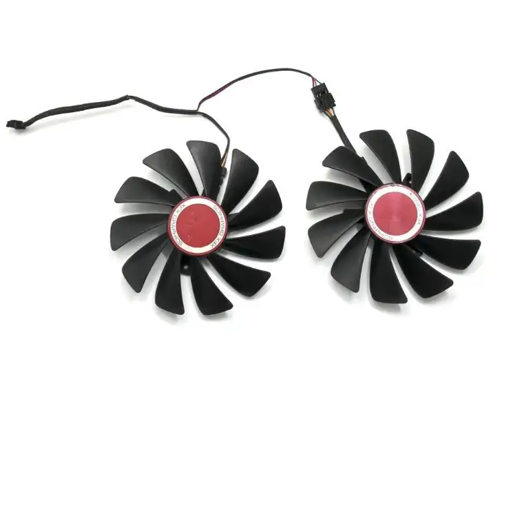 95mm CF1010U12S FDC10U12S9-C 4pin XFX onun RX580 GPU soğutucu fan için değiştirin XFX RX570 RX580 RX560D RX 580 8G RX Vega 56