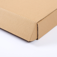 Boîte d'expédition en carton ondulé pour avion, logo personnalisé, couleur pleine, carton pliable