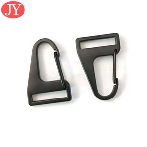 Özel 21mm mat siyah Metal tetik döner bahar yapış kordon kanca asılı köpek çanta kanca çinko alaşımından yapılmış - Product Image 1