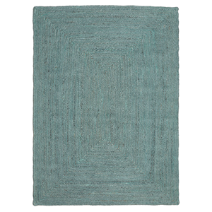 Tapis Premium Tissé à la Main 100% Jute Biologique Couleur Unie Résistant aux Taches Convivial pour les Animaux Réversible Lavable Antidérapant Rembourré - Product Image 1