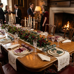 Cracker de Noël personnalisé imprimé, élégant et chaleureux, pour table de dîner festive d'hôtel de luxe - Product Image 4