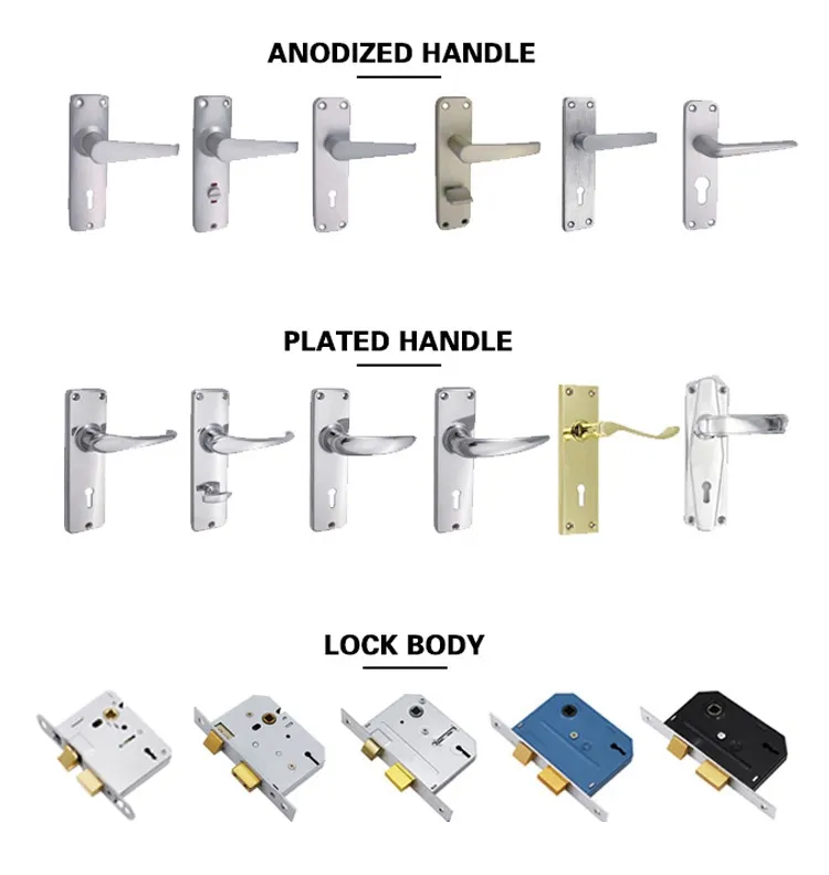 Deadbolt Set Colors Number For Door Key Lever Mortice Rear Handle Gear Lever Handle Lock