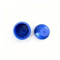 Bouteille en plastique PP bleu cobalt de qualité alimentaire 5g en gros, conteneur vide pour probiotiques et poudre lyophilisée, logo personnalisé