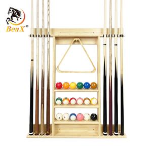 Support de <span class=keywords><strong>queue</strong></span> de <span class=keywords><strong>billard</strong></span> en bois massif <span class=keywords><strong>mural</strong></span> à 8 trous BenX pour boules de <span class=keywords><strong>billard</strong></span> et de <span class=keywords><strong>billard</strong></span> - Product Image 1