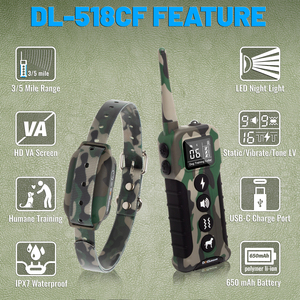 रिमोट कंट्रोल ट्रेनर के साथ तीन कुत्तों को एक साथ प्रशिक्षित कर सकते हैं कुत्ते इलेक्ट्रिक प्रशिक्षण कॉलर कुत्ते प्रशिक्षण कॉलर - Product Image 3