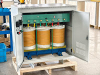 Transformateur électronique triphasé à isolation sèche en aluminium de haute qualité 50 kVA, type SG, 208 V, 220 V, 380 V, 400 V, 480 V