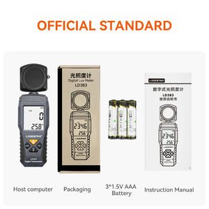 Luxmètre numérique LODESTAR LD383, mesureur d'éclairement portable, mesureur de température ambiante avec une plage allant jusqu'à 200 000 lux - Product Image 5
