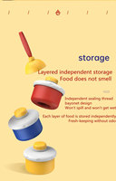 Distributeur de lait maternité lait en poudre pour bébé alimentation du nourrisson boîte de nourriture pour tout-petits collations mélangeur conteneur de stockage distributeur de formules