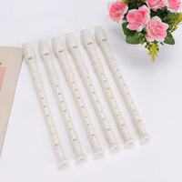 Chinese Musical Instrument Cheap Price White Color 8 Holes Student Children Flute Recorders pp Material OEM