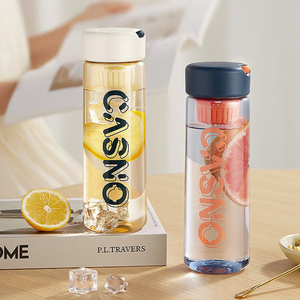 Biểu tượng tùy chỉnh vít nắp thể thao phong cách đảo ngược xử <span class=keywords><strong>l</strong></span>ý xách tay 500ml chai nước bằng nhựa với miệng rộng - Product Image 3