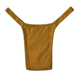 Kustom bernapas katun anti-bakteri lebar Panel depan pinggang rendah gadis wanita Tucking Gaff Thong - Product Image 5