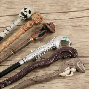 2026 New Styles Costume Accessory Metal Core Resin Collectible <strong>Witch</strong> Wizard Cosplay Magic <strong>Wands</strong> for Halloween Drop Shipping - Product Image 6