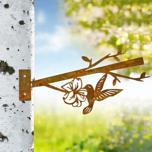 Ornement de jardin héron, Caterpillar Girl, Wolf, Modern Edge Dance, Dwarf Penguin, articles en fer forgé, Aigle, Phoque, Oiseau - Product Image 3