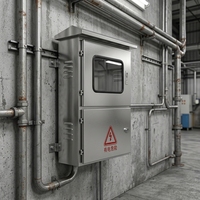 Caja de Distribución de Energía para Exteriores de Acero Inoxidable de Alta Calidad Directo de Fábrica, Gabinete de Red PV a Prueba de Agua y Polvo IP65