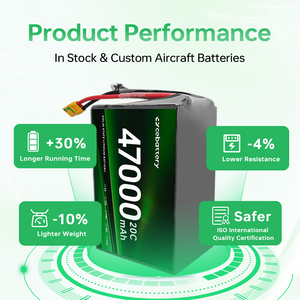 Batería de Dron de Estado Semisólido CEBATTERY 6S 12S 45000MAH 47000MAH, Paquete de Energía de Litio de Alta Seguridad para Plataformas UAV de Larga Duración - Product Image 5