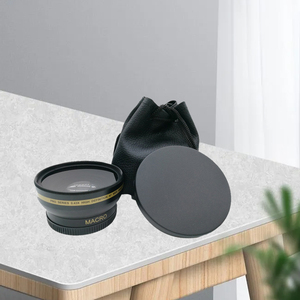 Fabrikant Oem Hd <span class=keywords><strong>Camera</strong></span> <span class=keywords><strong>Lens</strong></span> 0.43x Groothoek Macro <span class=keywords><strong>Lens</strong></span> Dslr <span class=keywords><strong>Camera</strong></span> Pu Tas En Kartonnen Doos Aluminium En Glas Handleiding Af - Product Image 2