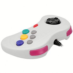 For <strong>Sega</strong> <strong>Saturn</strong> Retro Game <strong>Controller</strong> with Vibration Motor USB Wired Game <strong>Controller</strong> Gamepad Joypad Joystick for <strong>Saturn</strong> System - Product Image 4
