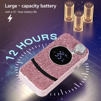 Machine à ongles professionnelle sans fil en acier inoxydable, rechargeable, 35 000 tr/min, personnalisée, très populaire sur le marché