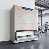 Vlm entrepôt automatique Rack de stockage intelligent Module de levage vertical en acier Q235 Capacité de 4000kg Surface galvanisée certifiée ISO14001