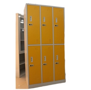 أثاث خزانة معدنية ، أبواب كبيرة ، خزانات طلاب المدارس الفولاذية ، حقائب ملابس الموظفين العاملين في المكاتب ، خزانة - Product Image 1