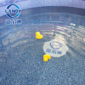 Liner de piscine Landy PVC, diamètre 3,6 m, cercle bleu, membrane imperméable pour piscine et bassin à poissons - Product Image 4