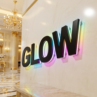 Enseigne Métallique Personnalisée ZL avec Étanchéité IP65 pour Publicité Extérieure, Magasins de Tabac ou Hôpitaux, Enseigne Commerciale 3D LED Acrylique CE RoHS