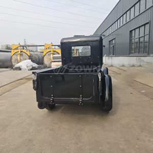 Camion vintage noir prêt à être expédié, prix d'usine, véhicule de tournage de films et de séries télévisées - Product Image 4