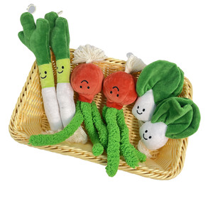Juguetes de Peluche con Forma de Verduras para Gatos, Cebolla y Cebollino, Divertidos Juguetes Interactivos con <span class=keywords><strong>Catnip</strong></span> para Gatos, Juguetes para Gatitos de Interior - Product Image 2