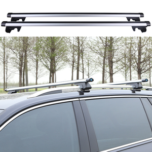 Oferta Especial: Barra Transversal Universal para Techo de Auto, Ajustable de 1.25M a 1.35M, de Aleación de Aluminio, para Portaequipajes, en Plata y Negro - Product Image 5