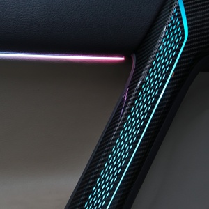 Panel de Retroiluminación para Automóvil Personalizado con Difusor LGP de Grado Óptico y Reflector para Indicador de Cinturón de Seguridad - Product Image 3