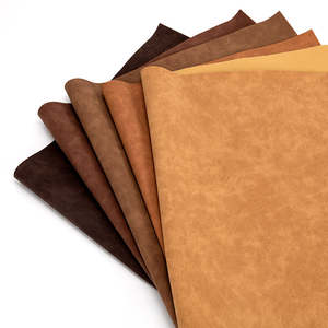 جلد البقر المدبوغ Nubuck الصناعي القائم على المياه فو بو للأحذية - Product Image 3