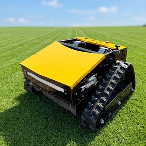 Robot <span class=keywords><strong>tondeuse</strong></span> <span class=keywords><strong>autoportée</strong></span> agricole industrielle télécommandée à essence, à chenilles, zéro-turn, désherbeuse, <span class=keywords><strong>moteur</strong></span> 9HP, 550MM - Product Image 1
