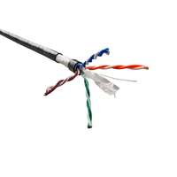 Câble réseau CAT6 UTP RJ45 en cuivre sans oxygène gainé de PVC/LSZH personnalisé, 23AWG, 250 MHz, 8 conducteurs, 0,57+ mm