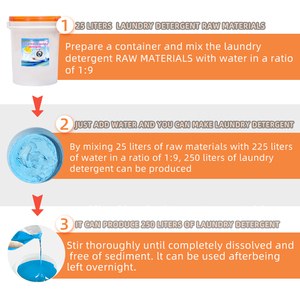 Detersivo Liquido Concentrato per Bucato Commerciale, Fragranza Lavanda, Materia Prima per Diluizione con Acqua - Product Image 3