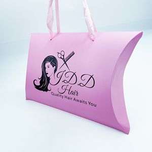 Sinh thái thân thiện in sang trọng cứng nhắc Kraft tông đóng gói quà tặng biểu tượng tùy chỉnh Gối hộp - Product Image 5