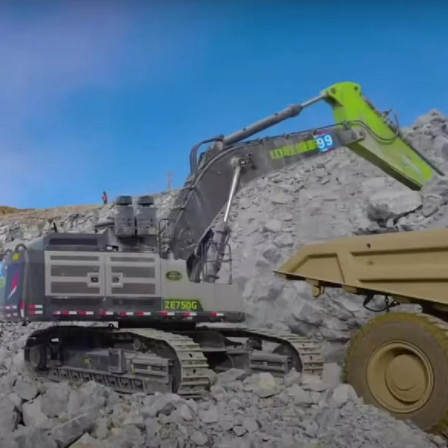 ZOOMLION 93 Ton Mining Excavator ZE950G - High Efficiency